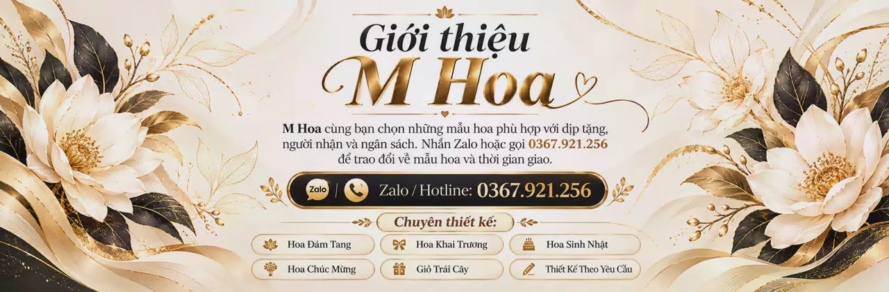 Ảnh bìa Shop hoa tươi Phường Bình Quới Hồ Chí Minh - Chọn hoa vừa ý, gửi trao tận tâm